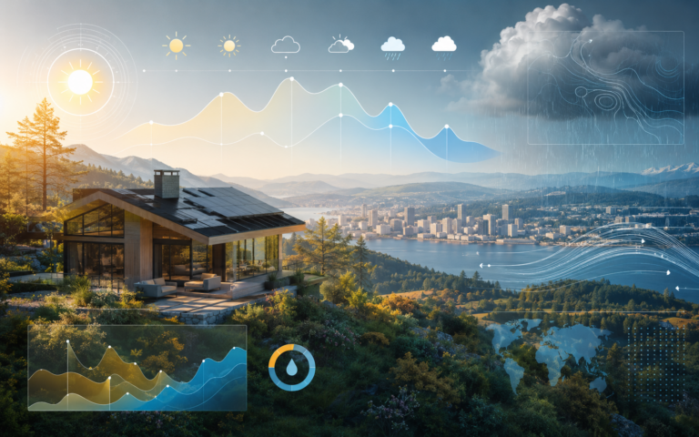 Imagen conceptual sobre cómo evaluar el clima de una segunda residencia